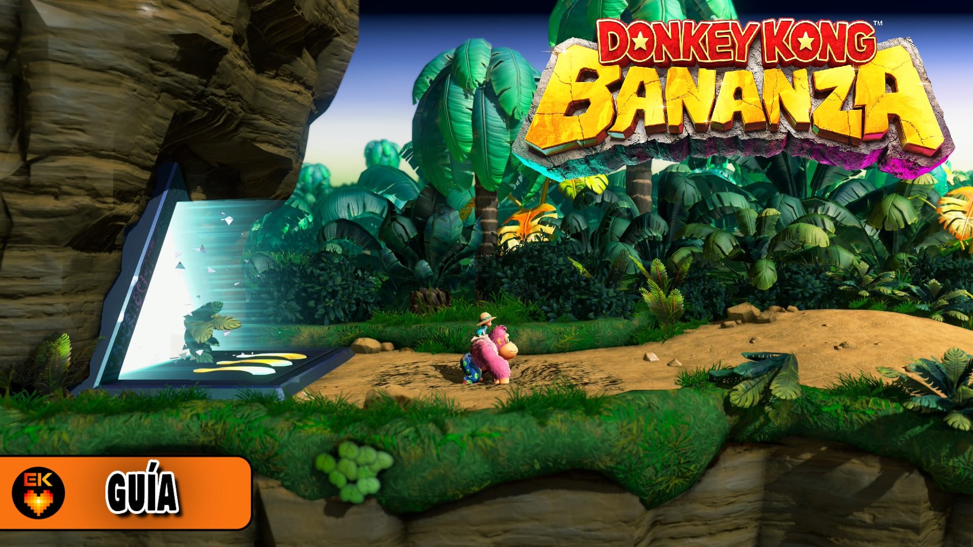 Donkey Kong Bananza: Cómo conseguir los 3 plátanos en «Un paseo nostálgico»
