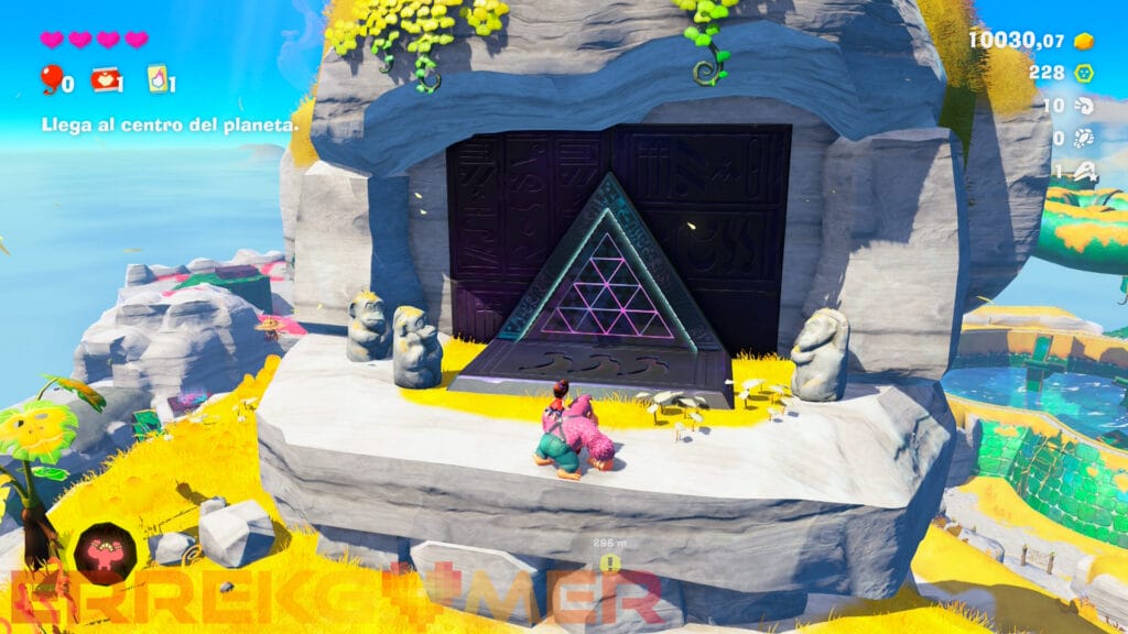 Donkey Kong Bananza: cómo conseguir los 3 plátanos en "La ruta colgante"