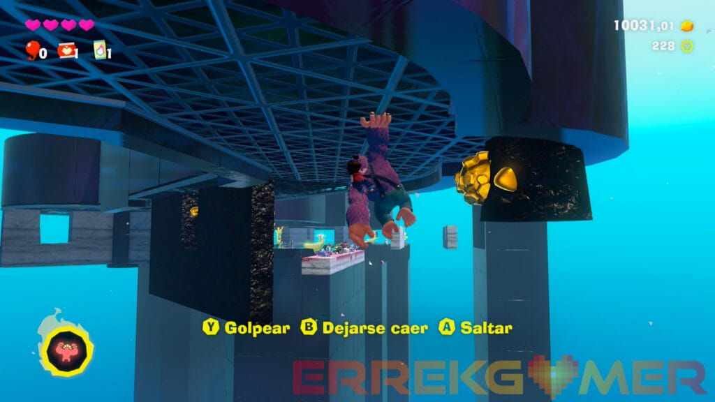 Donkey Kong Bananza: cómo conseguir los 3 plátanos en "La ruta colgante"