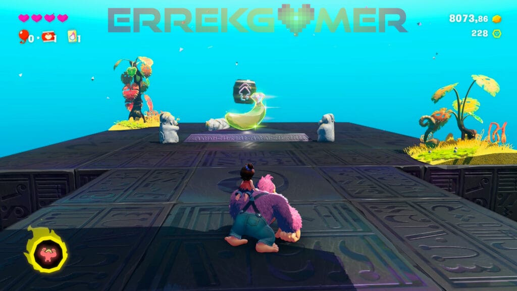 Donkey Kong Bananza: cómo conseguir los 3 plátanos en "La ruta colgante"