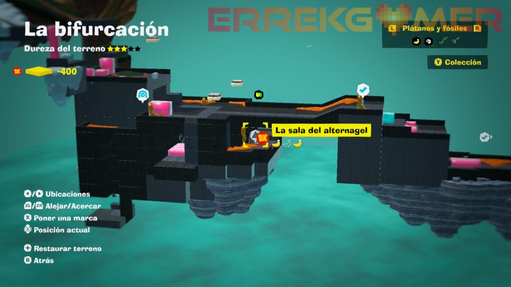 Donkey Kong Bananza: Cómo conseguir los 3 plátanos en "LA SALA DEL ALTERNAGEL"