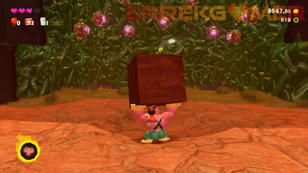 Donkey Kong Bananza: Cómo conseguir los 3 plátanos en "cueva de espinas y bombas"