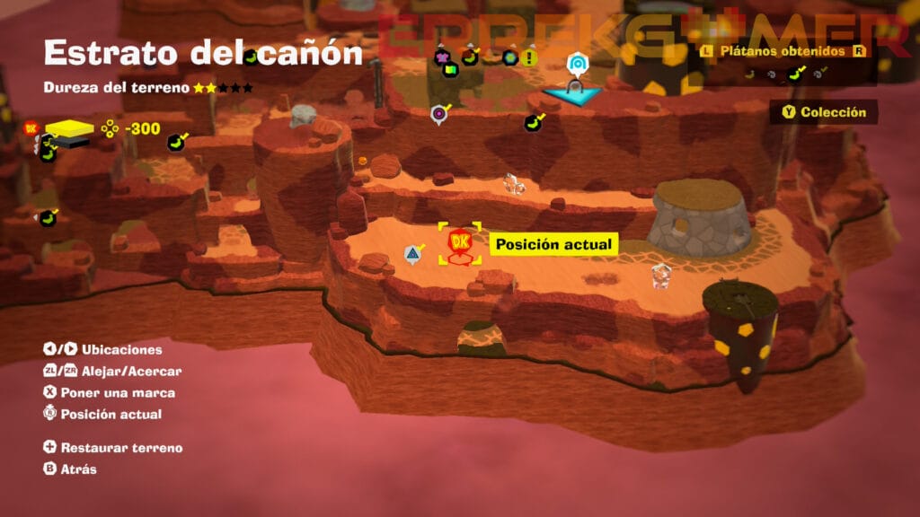 Donkey Kong Bananza: Cómo conseguir los 3 plátanos en "cueva de espinas y bombas"
