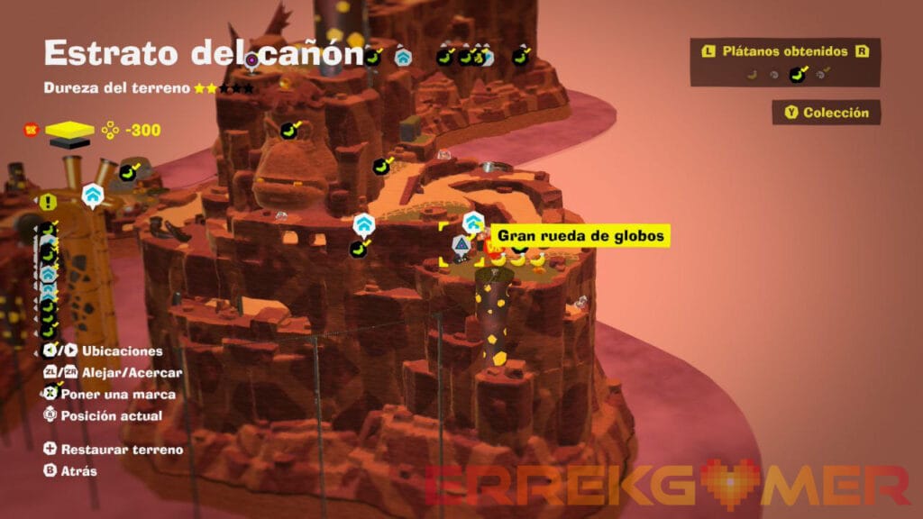 Donkey Kong Bananza: Cómo conseguir los 3 plátanos en "gran rueda de globos"