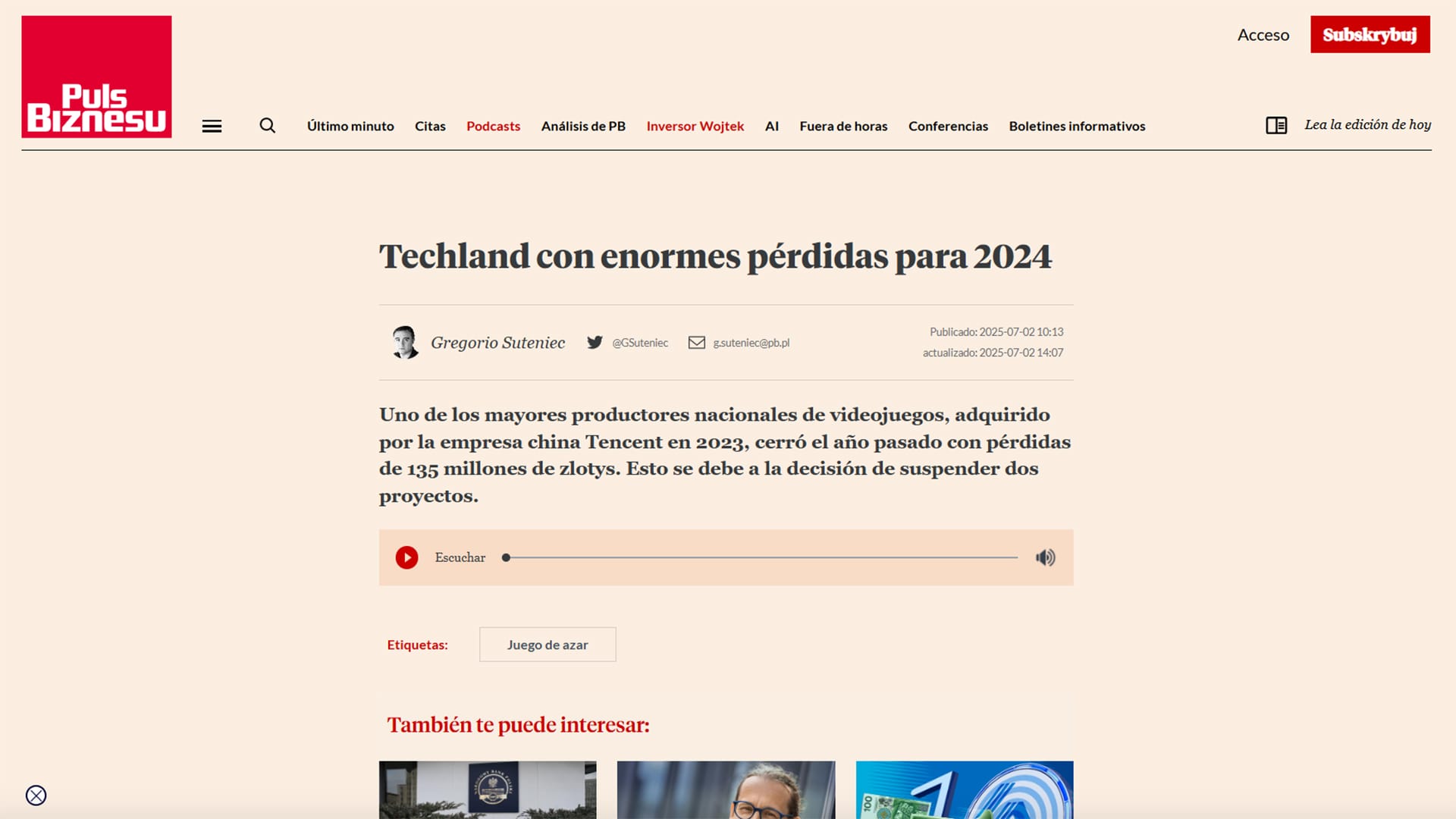 Los creaDORES de Dying light cancelan dos juegos en desarrollo