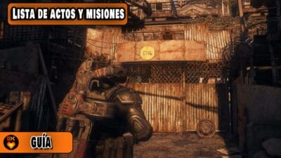 Gears of War Reloaded: Lista de misiones por acto
