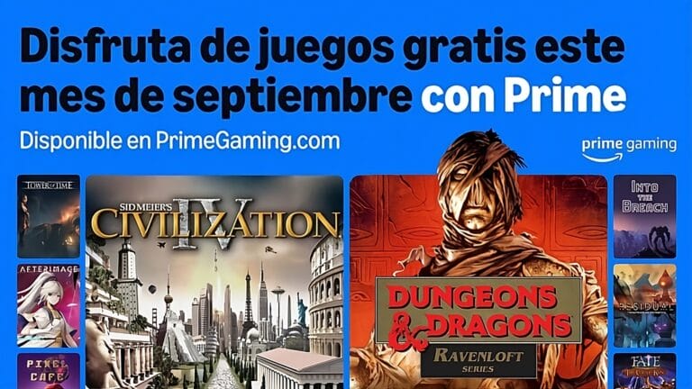 Amazon Prime Gaming: Todos los juegos de septiembre de 2025