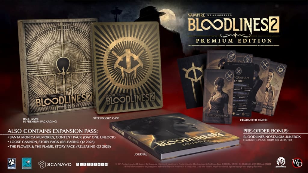 Vampire: The Masquerade - Bloodlines 2 añade los clanes Lasombra y Toreador al juego base, presenta un nuevo tráiler y anuncia historias de personajes adicionales