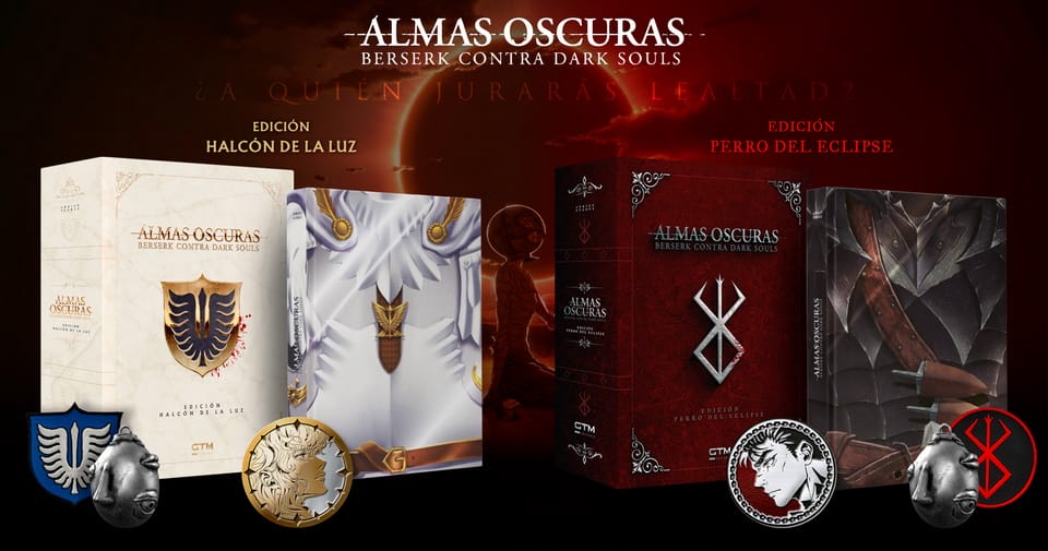 Almas Oscuras: Berserk contra Dark Souls, el libro definitivo entre Miura y Miyazaki: fecha, ediciones y todo lo que ofrece