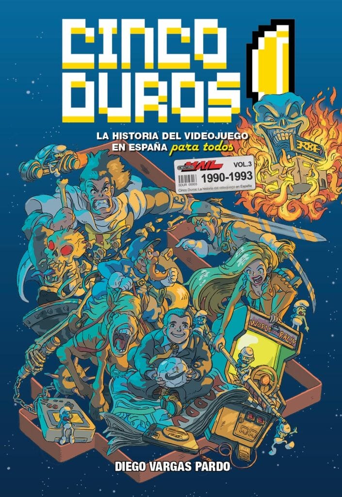 Diego Vargas presenta el tercer volumen de Cinco Duros: La historia del videojuego en España con Dolmen Editorial