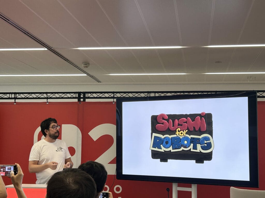 Asistimos al evento de salida de  Asistimos al evento de salida de "sushi for robots" para Nintendo Switch