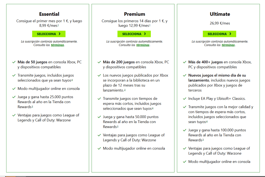 Game Pass sube de precio Game Pass sube de precio