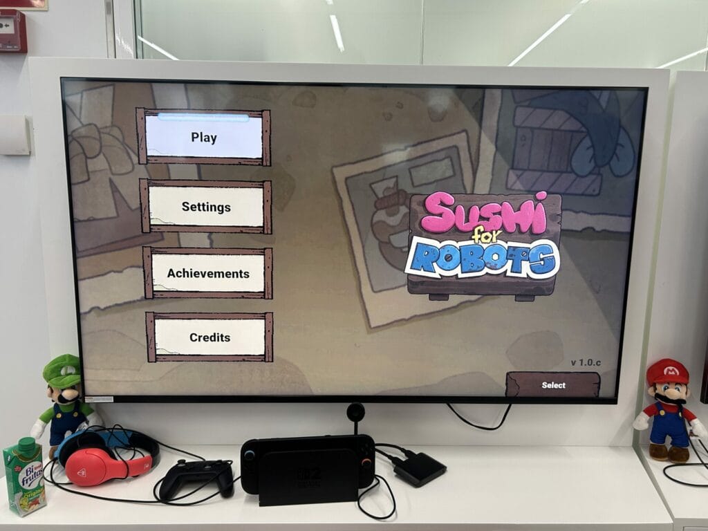 Asistimos al evento de salida de "sushi for robots" para Nintendo Switch