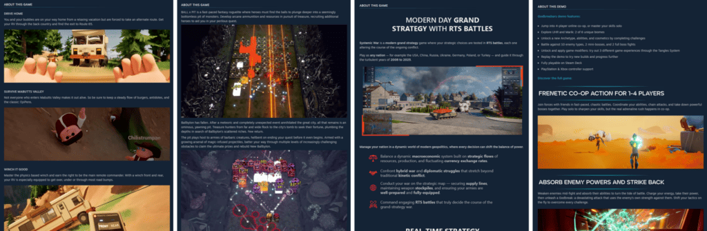 Steam ha actualizado las paginas de juegos en su tienda