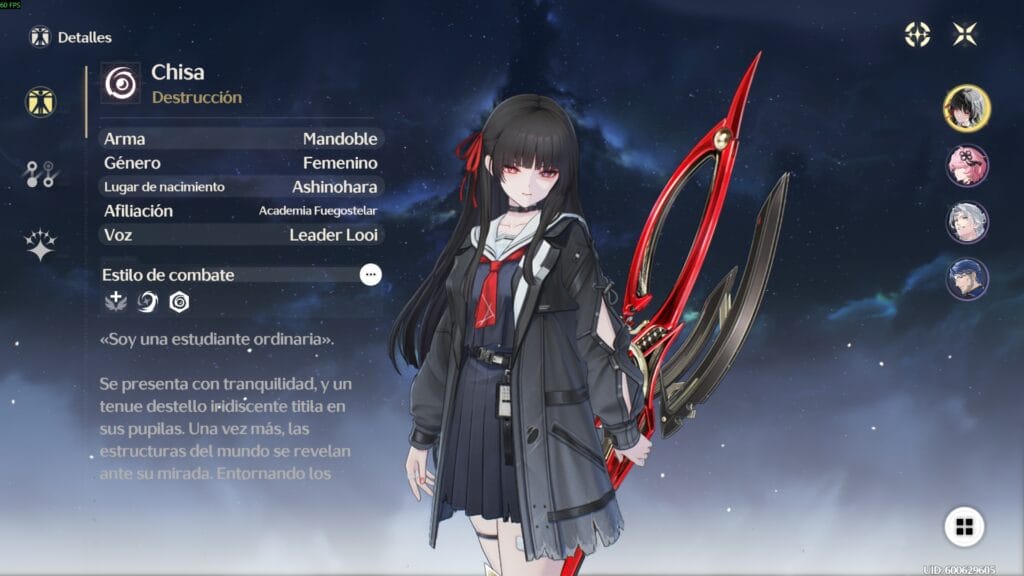 Wuthering Waves - Build para Chisa