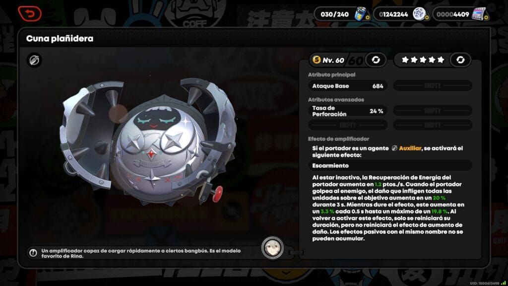 Cuña planidera – Zenless Zone Zero