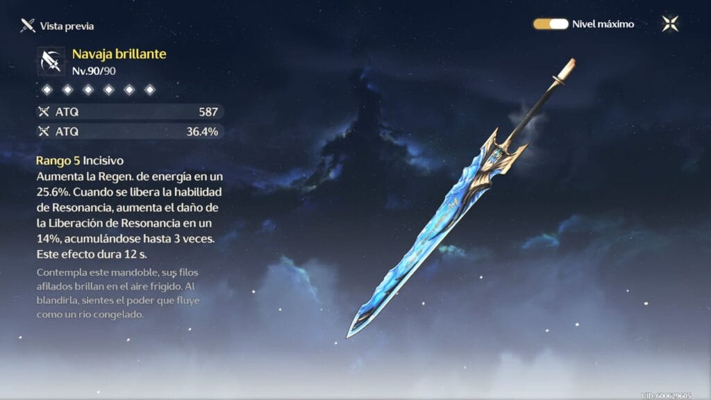 Navaja Brillante - Wuthering Waves