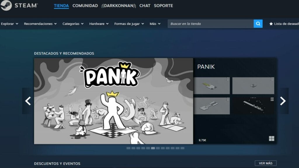 Steam ha actualizado las paginas de juegos en su tienda