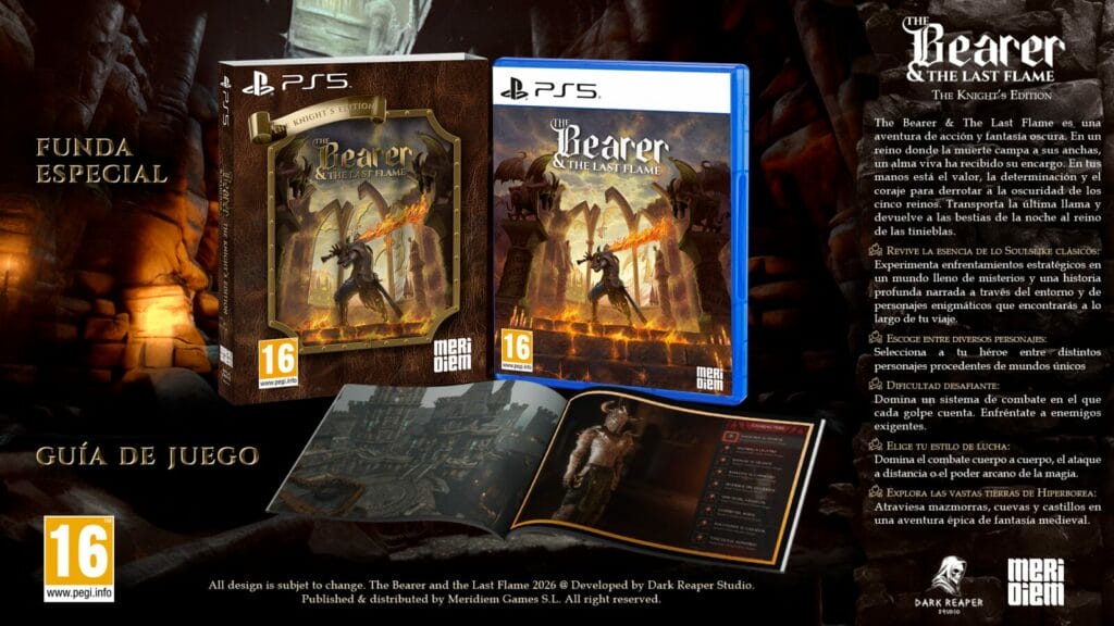 Anunciadas las ediciones físicas de The Bearer & The Last Flame para PS5