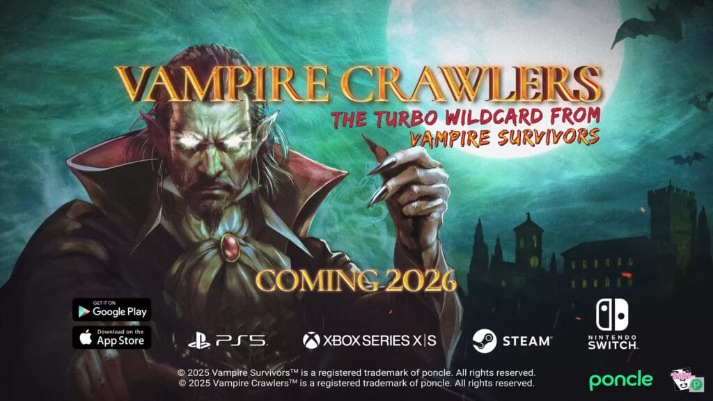 Ponle anuncia Vampire Crawlers: The Turbo Wildcard, un spin-off de Vampire Survivors