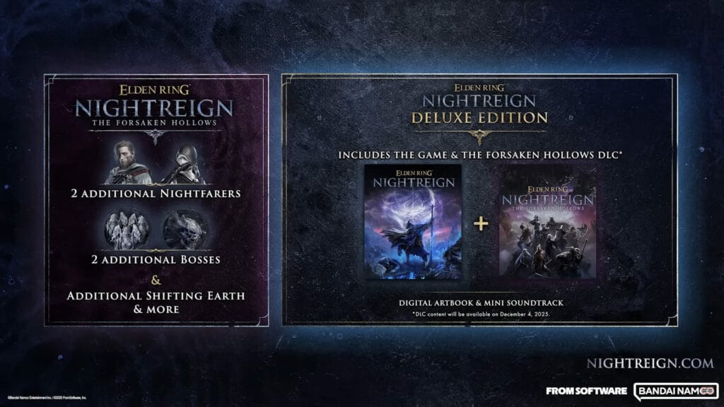 Elden Ring Nightreign: The Forsaken Hollows se lanza el 4 de diciembre
