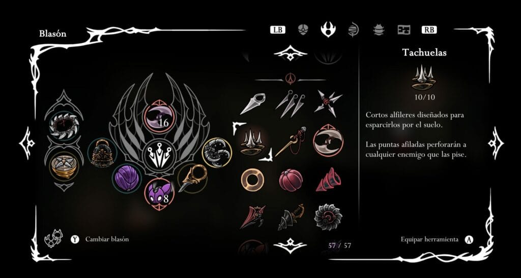Hollow Knight Silksong: Dónde conseguir las Tachuelas