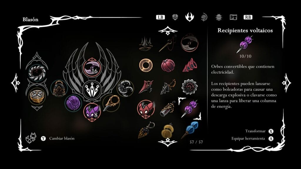 Hollow Knight Silksong: Dónde conseguir los Recipientes Voltaicos