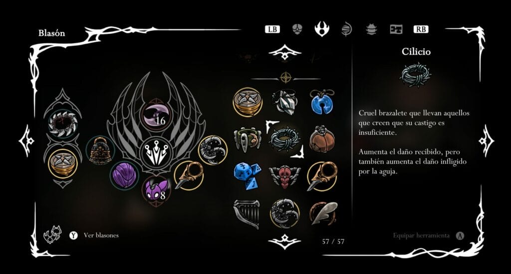 Hollow Knight Silksong: Dónde conseguir el Cilicio