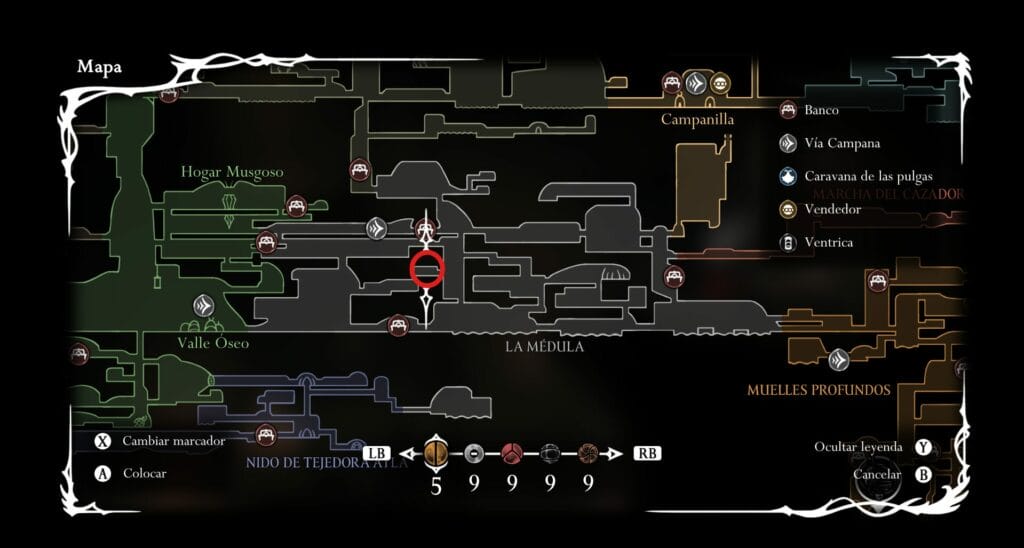 Hollow Knight Silksong: Dónde conseguir el Colgante fragmentador