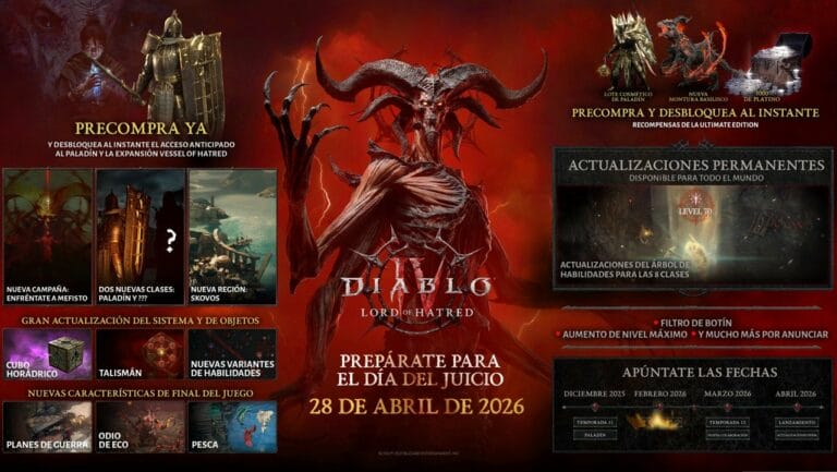 Diablo IV: Lord of Hatred - Detalles de la expansión y fecha de lanzamiento