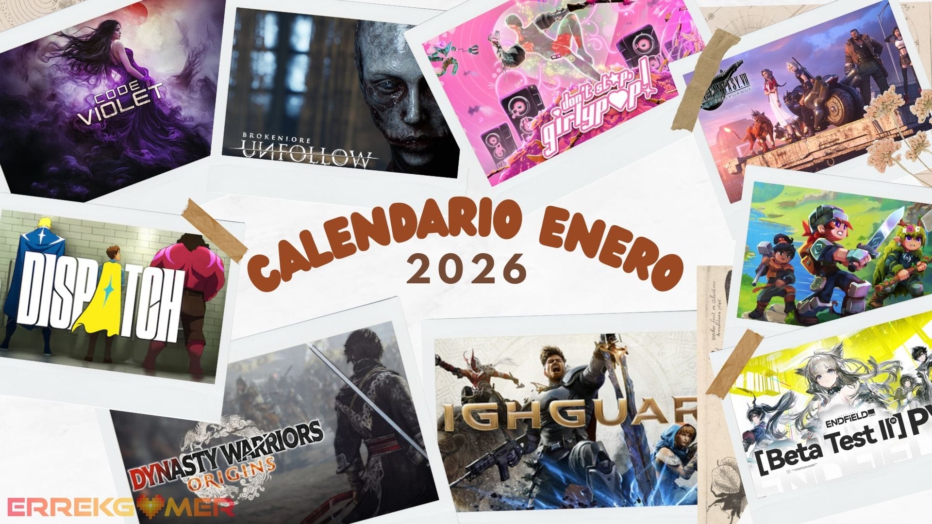 Lanzamientos de videojuegos de enero 2026: Code Vein 2, Pathologic 3, Hytale y muchos más