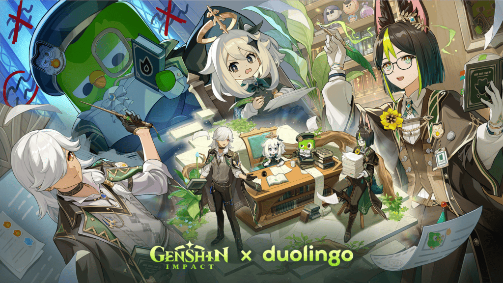 Genshin Impact y Duolingo se alían en un desafío educativo con recompensas exclusivas