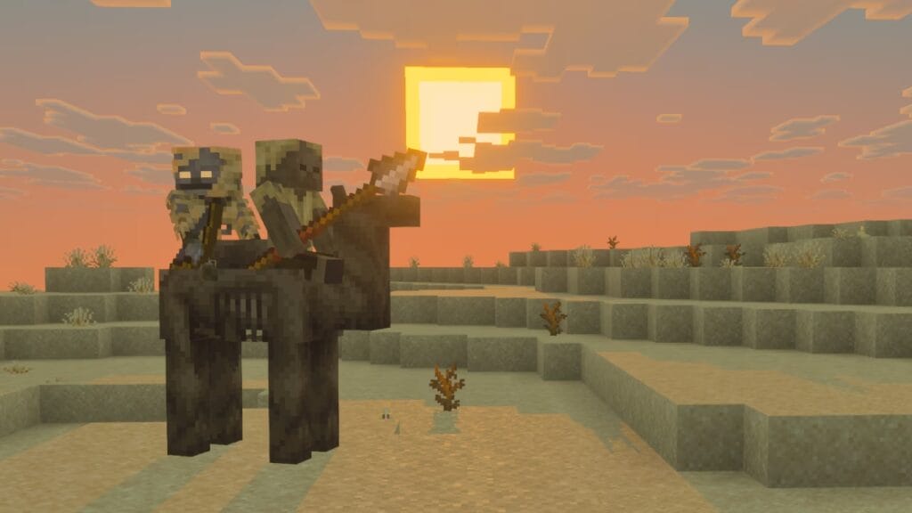 Minecraft: Mounts of Mayhem introduce novedades de combate y monturas
