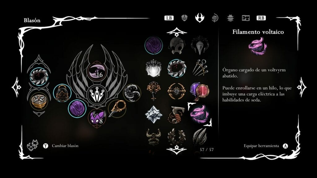 Hollow Knight Silksong: Dónde conseguir el Filamento Voltaico