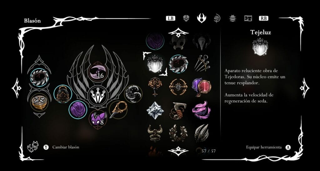 Hollow Knight Silksong: Dónde conseguir la Tejeluz