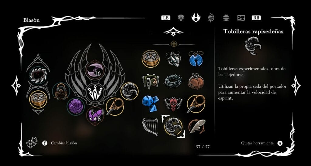 Hollow Knight Silksong: Dónde conseguir las Tobilleras Rapisedeñas