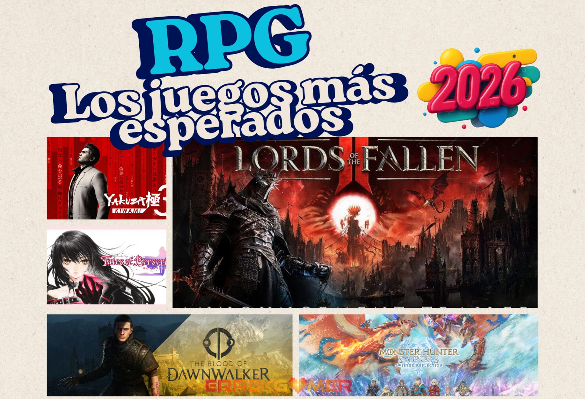 Los juegos RPG más esperados que se lanzarán en 2026
