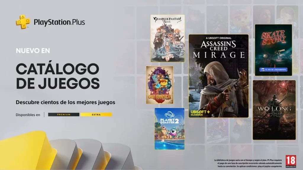 PS Plus Extra y premium confirman nuevo lote de juegos diciembre 2025