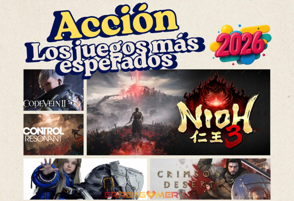 Los juegos de acción más esperados que se lanzarán en 2026