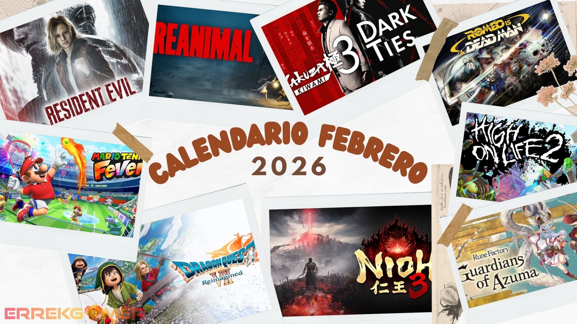 Lanzamientos de videojuegos de febrero 2026: Nioh 3, Resident Evil Requiem, Reanimal y muchos más