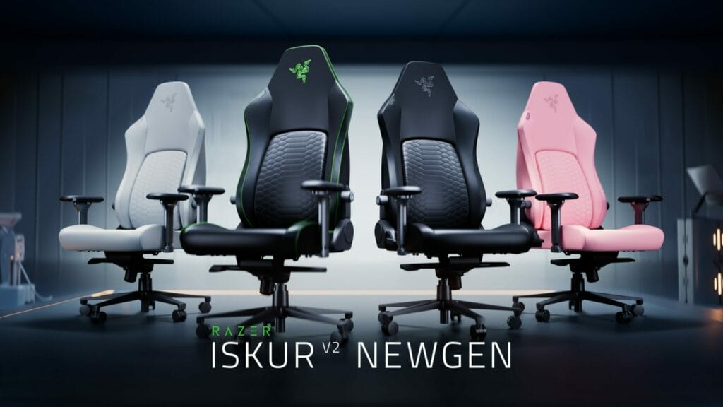Razer presenta la nueva Razer Iskur V2 NewGen: mejorando la ergonomía y el confort