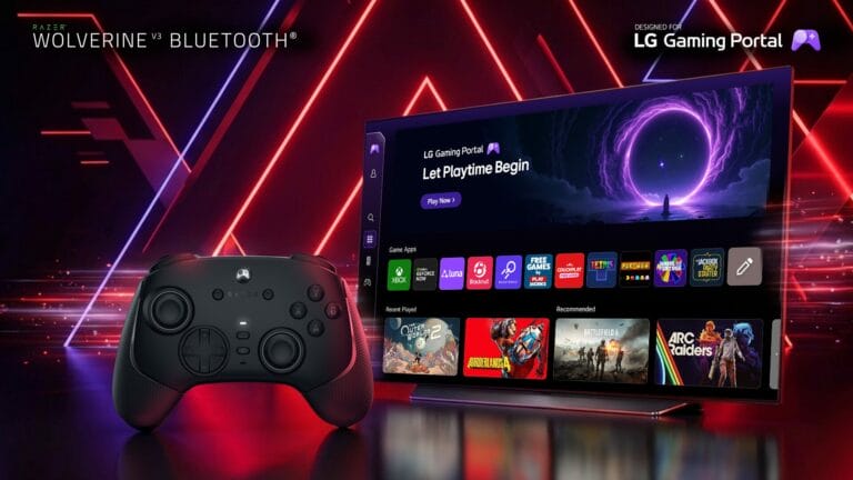 Razer anuncia el Razer Wolverine V3 Bluetooth para televisores LG