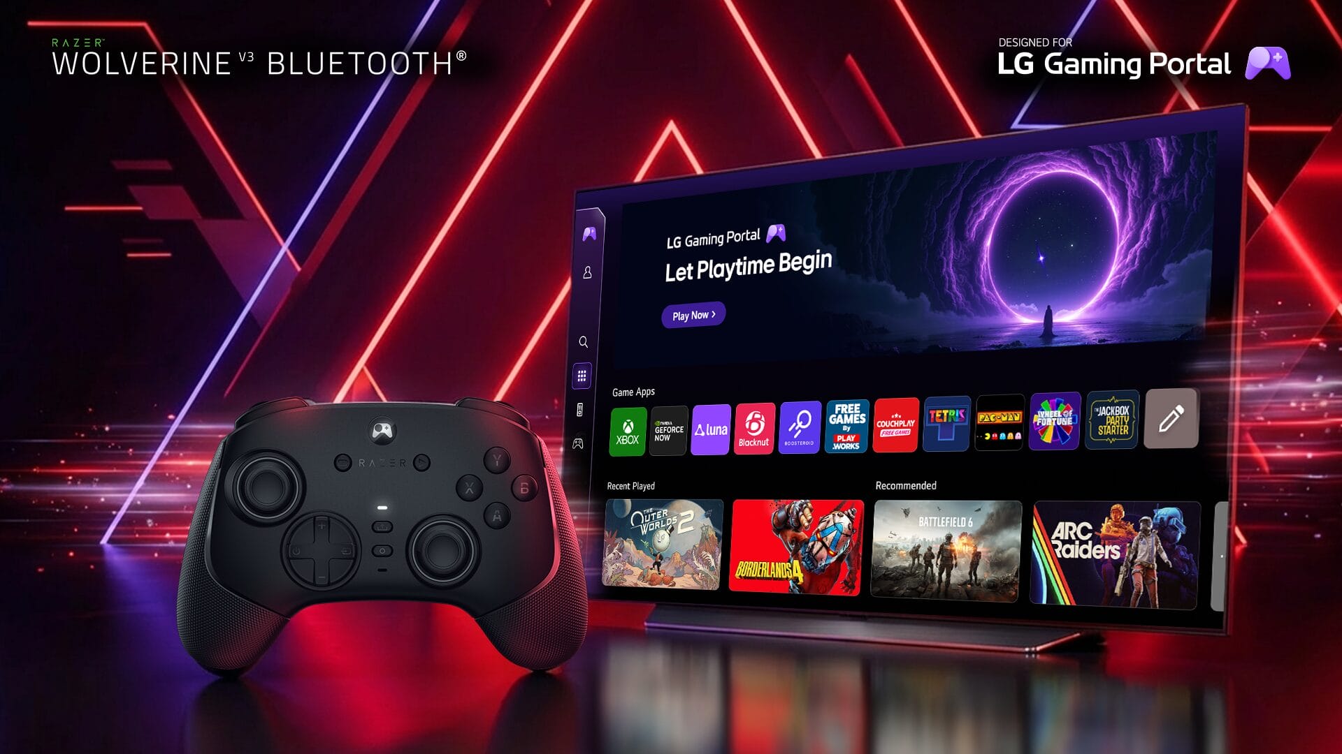 Razer anuncia el Razer Wolverine V3 Bluetooth para televisores LG