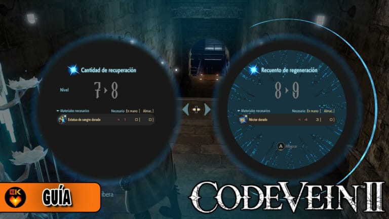 Guía de Code Vein 2: cómo conseguir néctares dorados y estatuas de sangre doradas