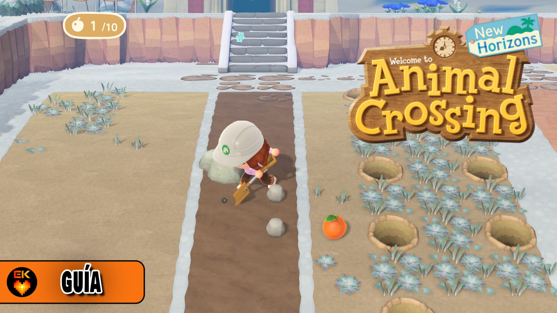 Animal Crossing New Horizons – Cómo romper una roca o trasladar un árbol