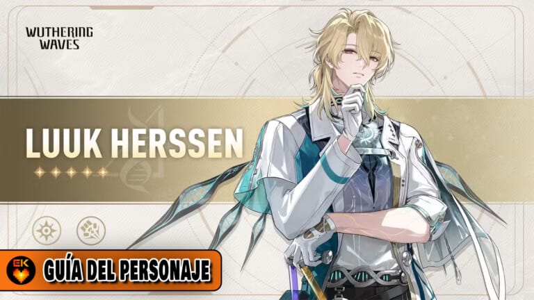 Build de Luuk Herssen en Wuthering Waves: mejores armas, ecos y composiciones