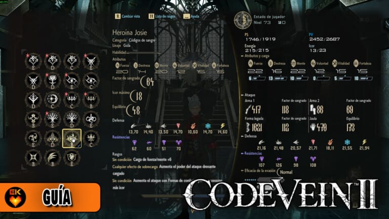 Guía de Code Vein 2: cómo obtener y mejorar los códigos de sangre