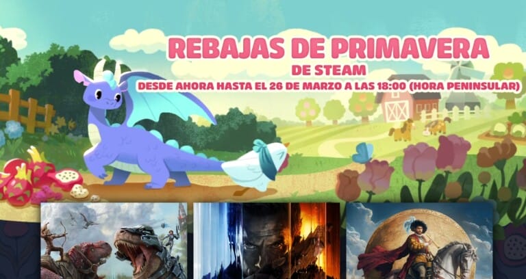 Steam nos trae sus ofertas de primavera (2026): Hora de pasar por caja de nuevo