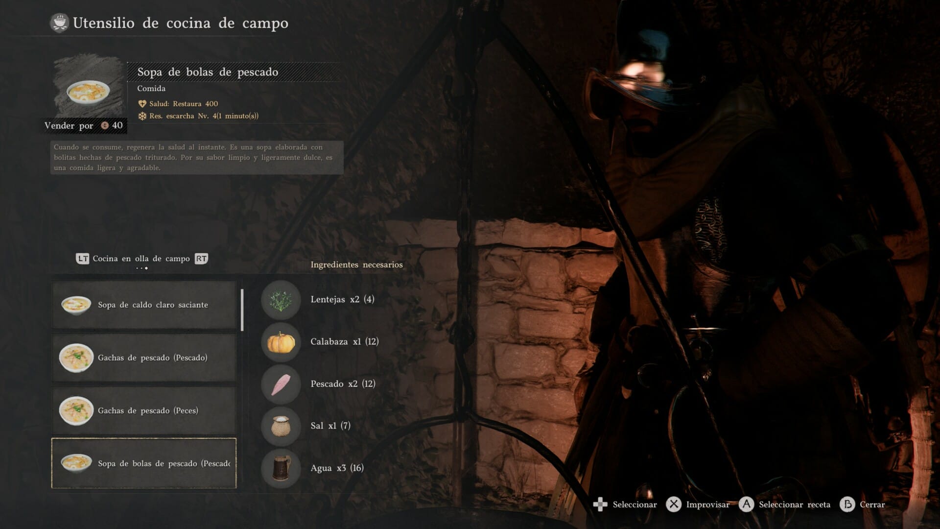 Crimson Desert - Guía de cocina