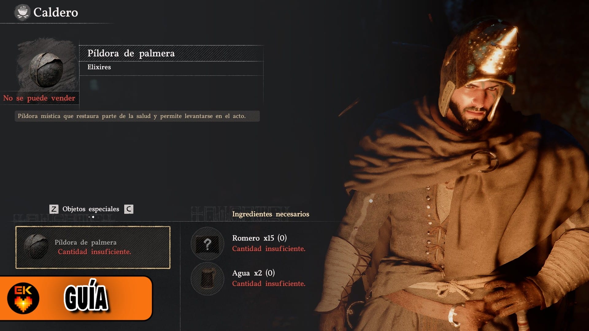 Crimson Desert – Como conseguir la receta de Píldora de palmera